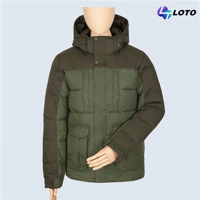 Puffer striukės kailis